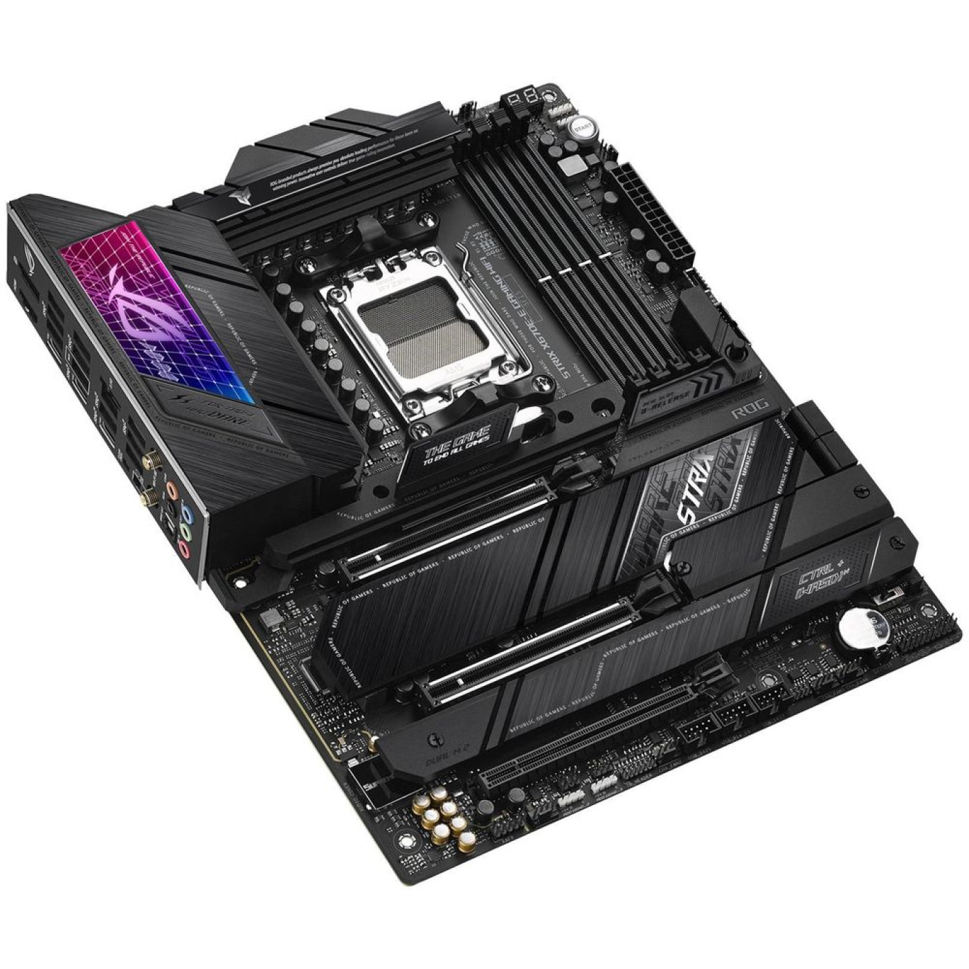 Материнська плата ASUS ROG STRIX X670E-E GAMING WIFI (ROG STRIX X670E-E GAMING WIFI) (Socket AM5, AMD X670, ATX) Б/в