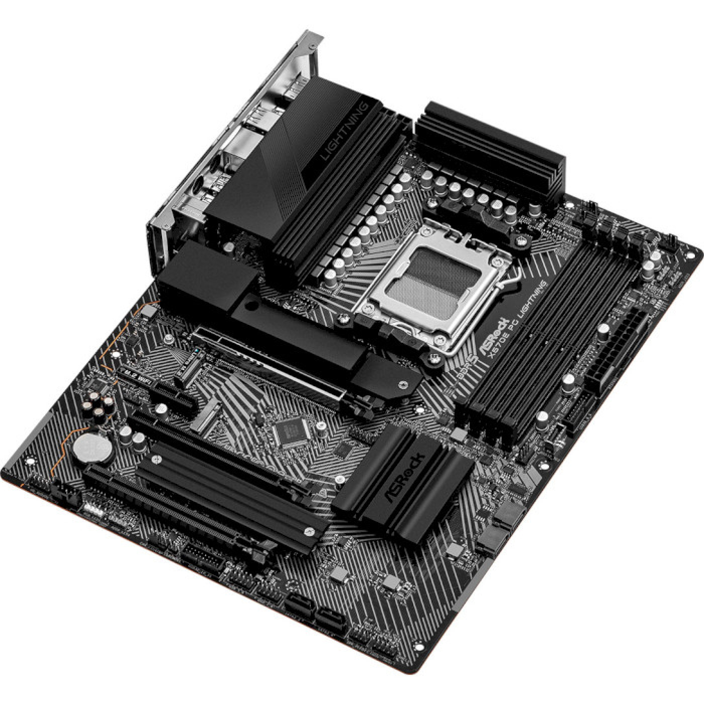 Материнська плата AsRock X670E PG LIGHTNING (X670E PG LIGHTNING) (Socket AM5, AMD X670, ATX) Б/в