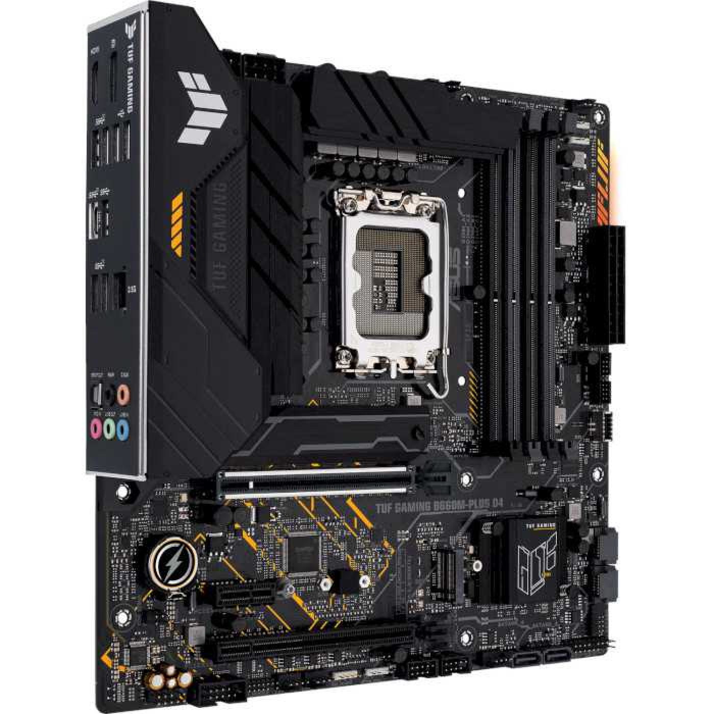 Материнська плата ASUS TUF Gaming B660M-PLUS D4 (TUF GAMING B660M-PLUS D4) (Socket 1700, Intel B660, Micro-ATX) Б/в