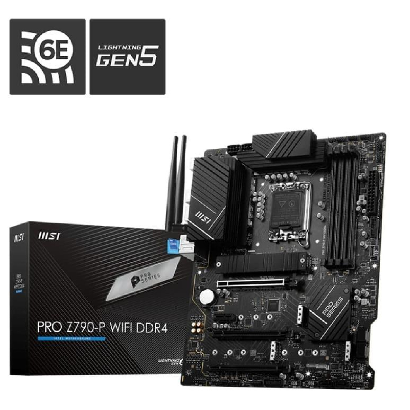 Материнська плата MSI PRO Z790-P WIFI DDR4 (PRO Z790-P WIFI DDR4) (Socket 1700, Intel Z790, ATX)