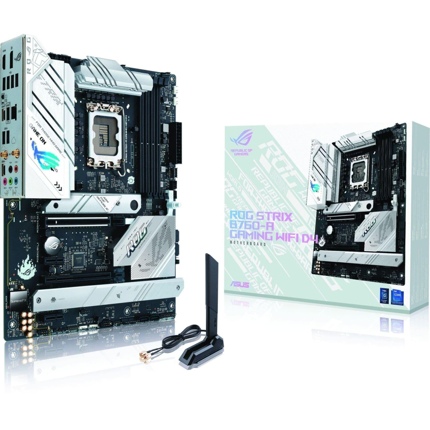 Материнская плата ASUS ROG STRIX B760-A GAMING WIFI (ROG STRIX B760-A GAMING WIFI) (Socket 1700, Intel B760, ATX)