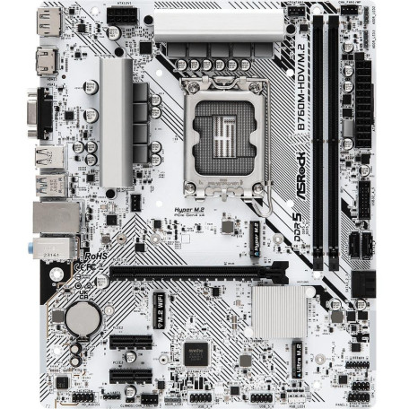 Материнська плата AsRock B760M-HDV/M.2 (B760M-HDV/M.2_) (Socket 1700, Intel B760, Micro-ATX) Б/в