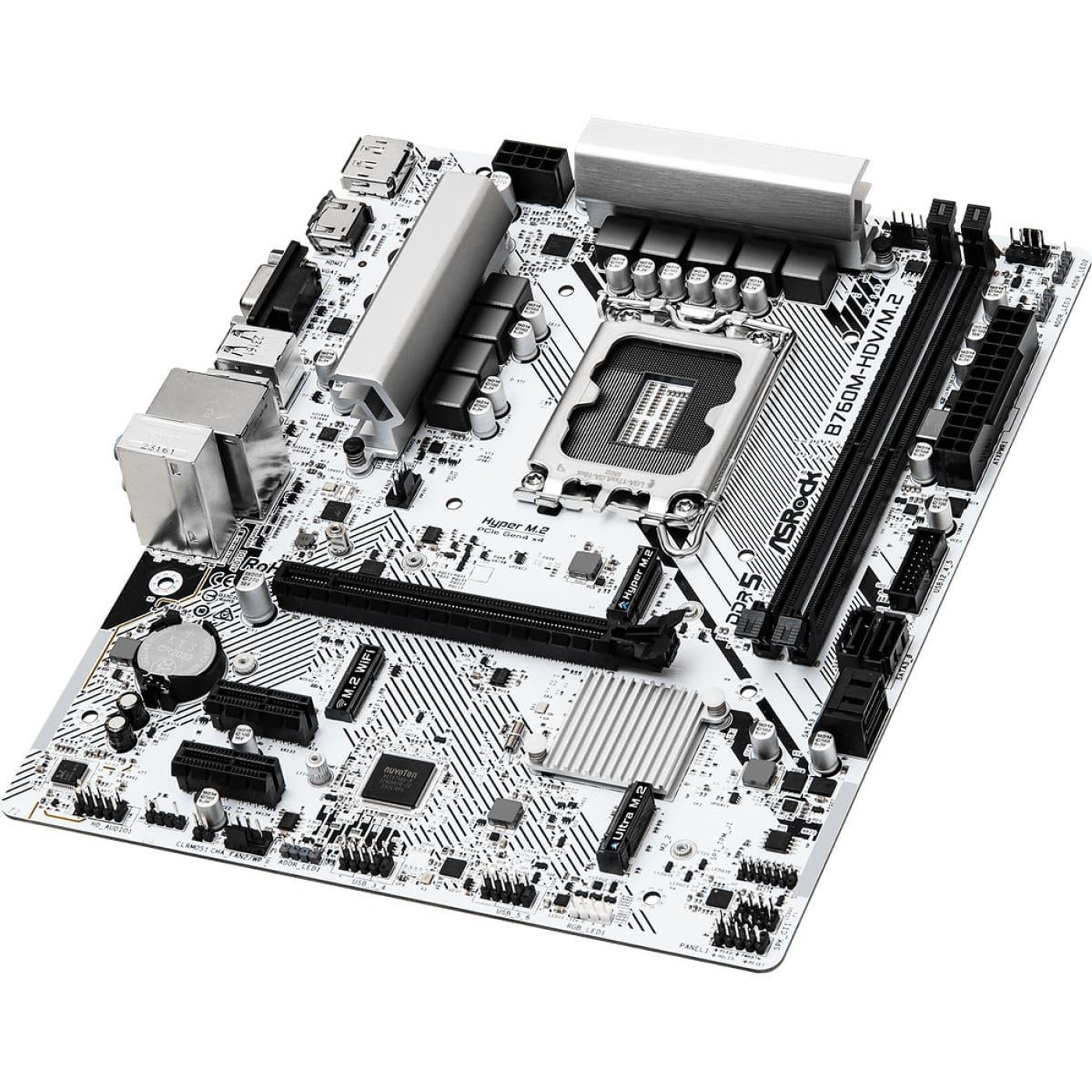 Материнська плата AsRock B760M-HDV/M.2 (B760M-HDV/M.2_) (Socket 1700, Intel B760, Micro-ATX) Б/в