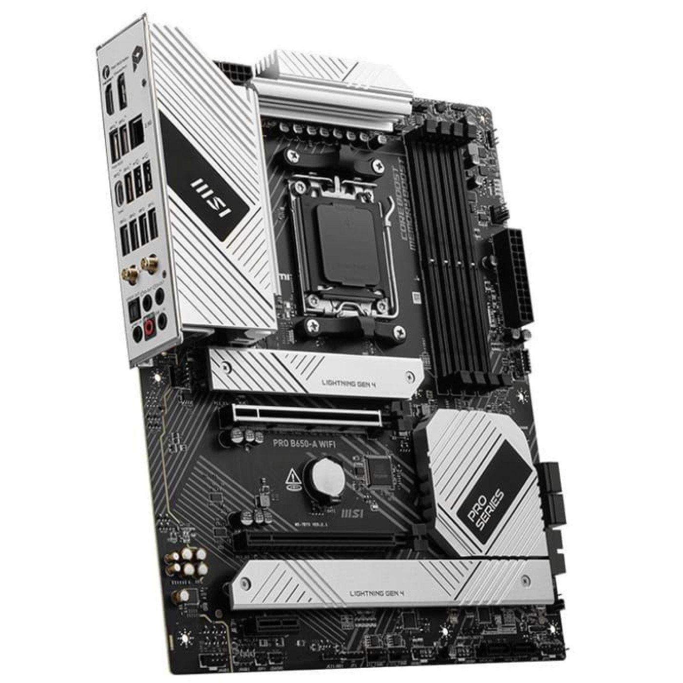 Материнська плата MSI PRO B650-A WIFI (PRO B650-A WIFI) (Socket AM5, AMD B650, ATX)