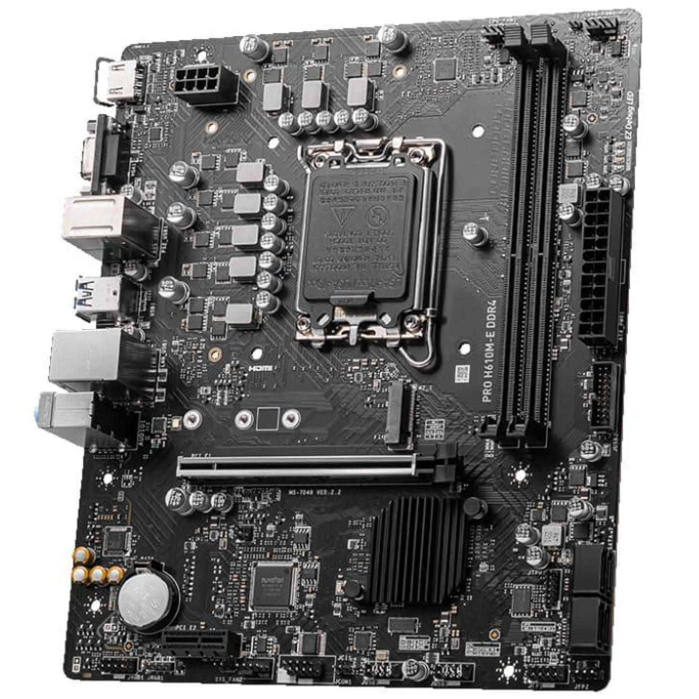 Материнская плата MSI PRO H610M-E DDR4 (PRO H610M-E DDR4) (Socket 1700, Intel H610, Micro-ATX)