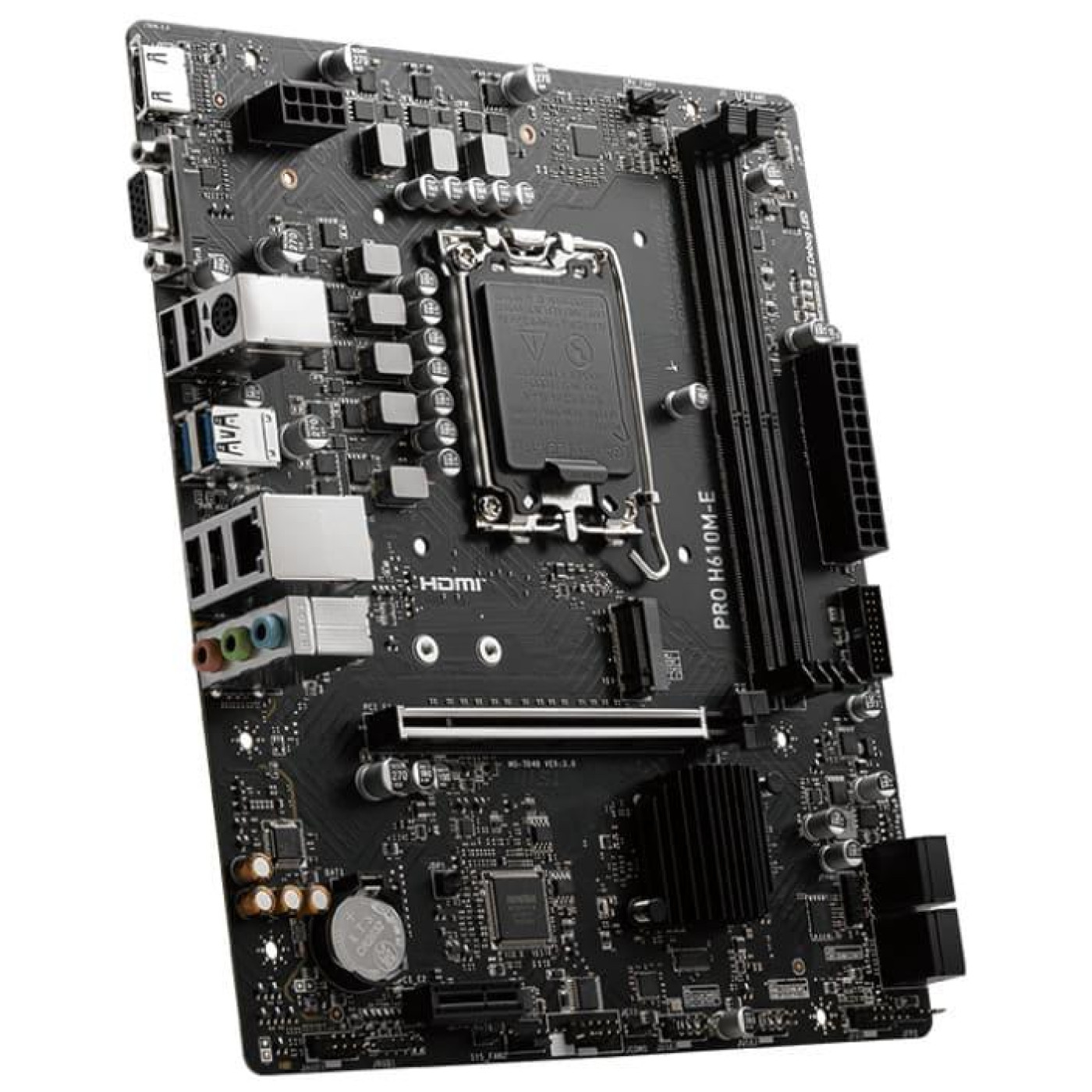 Материнська плата MSI PRO H610M-E (PRO H610M-E) (Socket 1700, Intel H610, Micro-ATX)