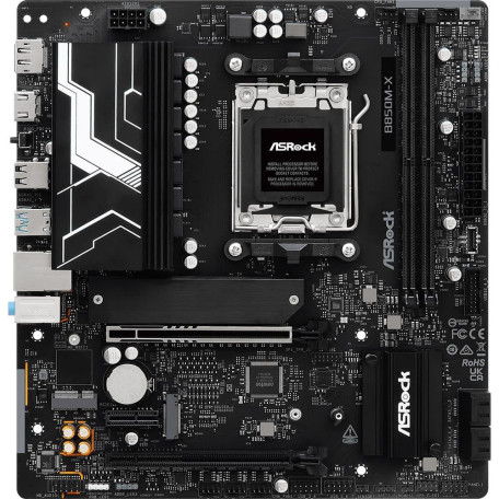 Материнська плата AsRock B850M-X R2.0 (B850M-X R2.0) (Socket AM5, AMD B850, Micro-ATX)