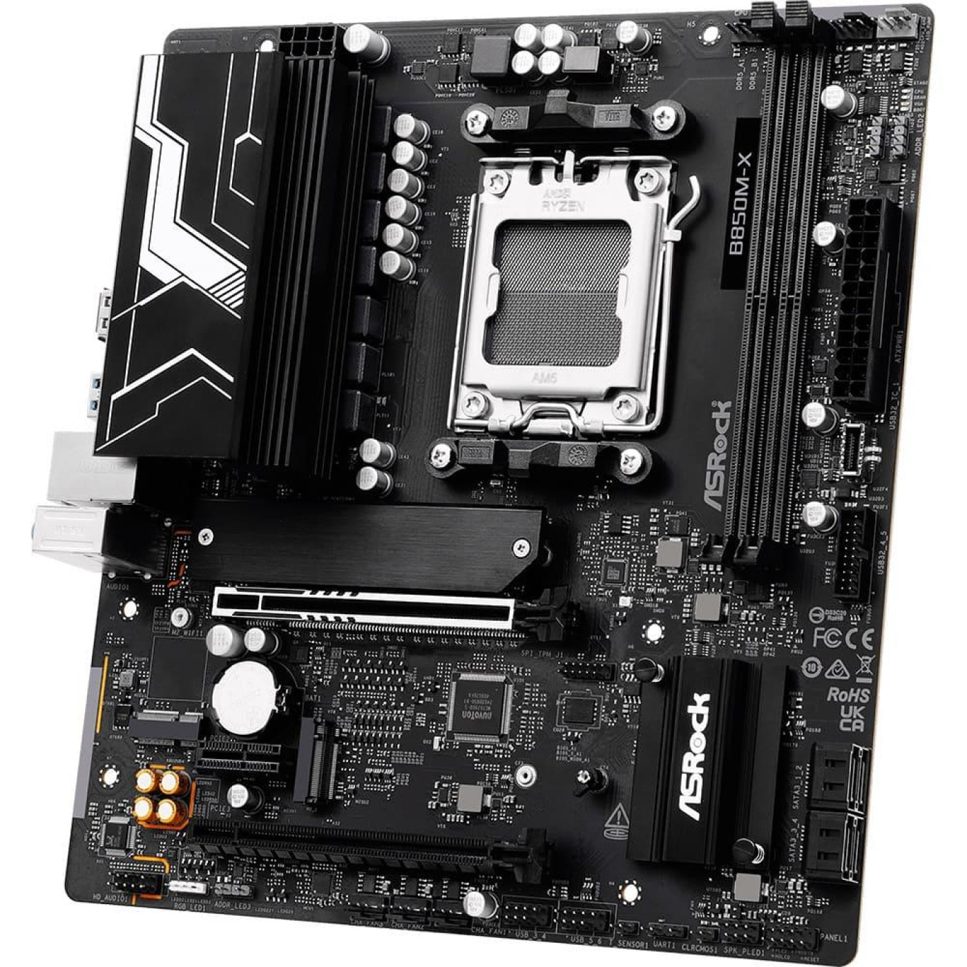 Материнська плата AsRock B850M-X R2.0 (B850M-X R2.0) (Socket AM5, AMD B850, Micro-ATX)