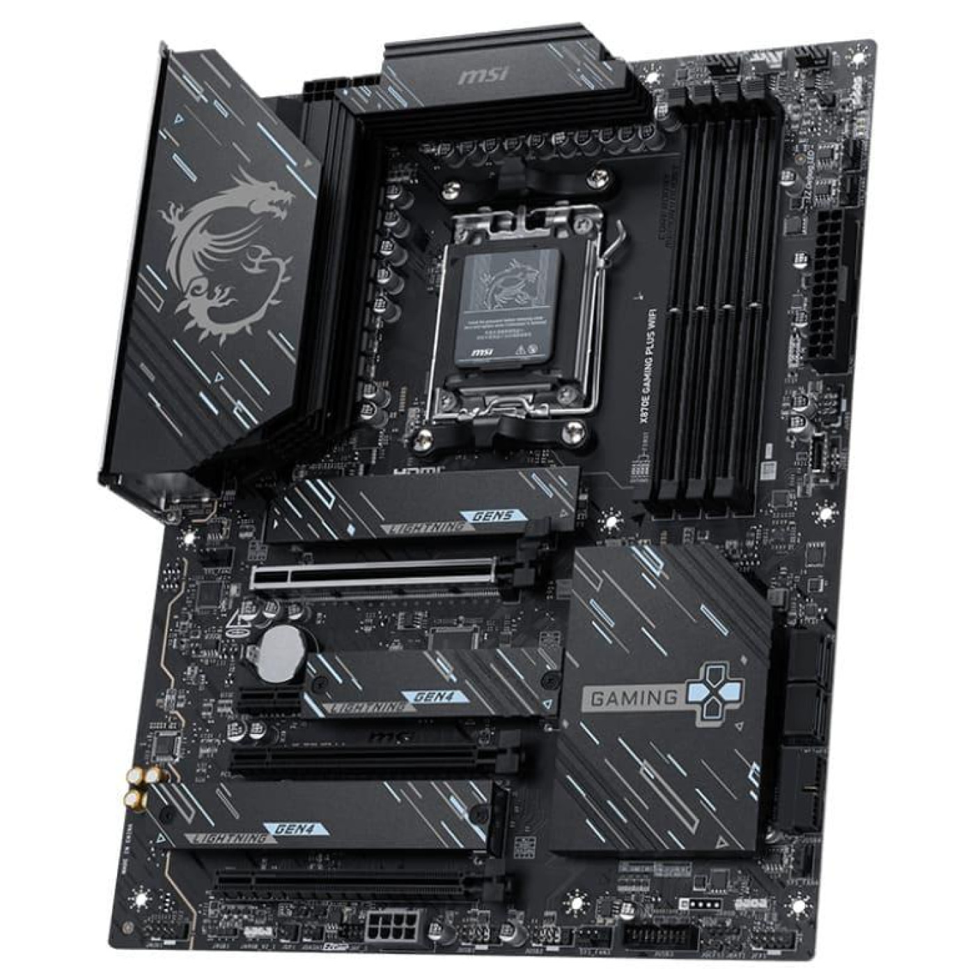 Материнская плата MSI X870E GAMING PLUS WIFI (X870E GAMING PLUS WIFI) (Socket AM5, AMD X870E, ATX)