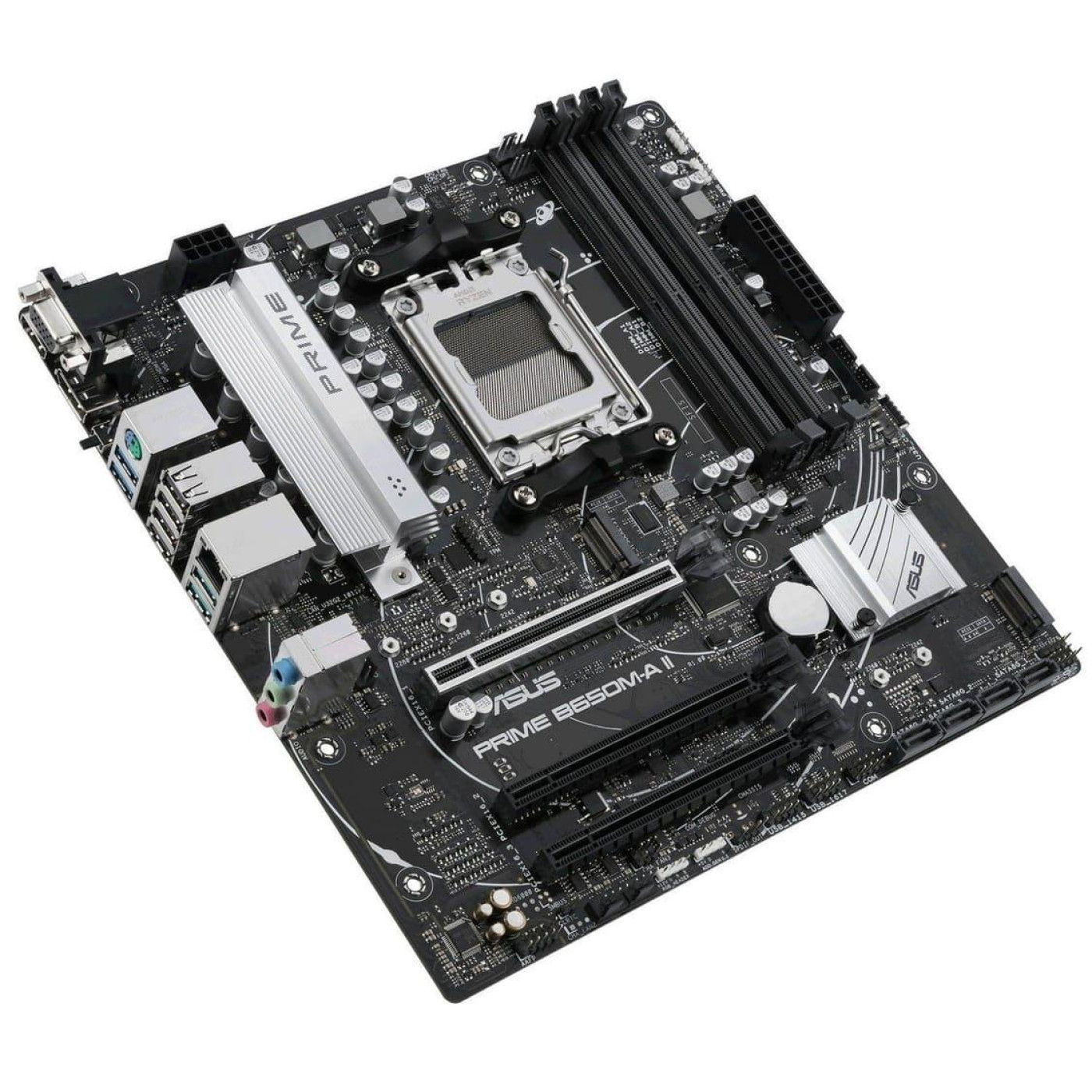 Материнская плата ASUS Prime B650M-A II-CSM (PRIME B650M-A II-CSM) (Socket AM5, AMD B650, Micro-ATX)