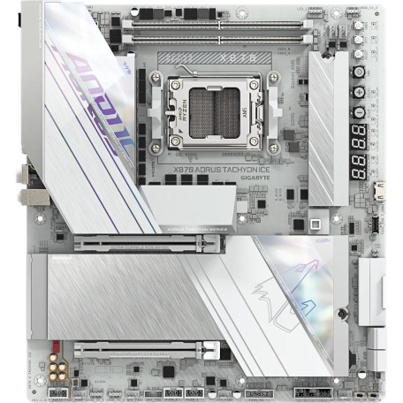 Материнська плата Gigabyte X870 AORUS TACHYON ICE (X870 AORUS TACHYON ICE) (Socket AM5, AMD X870, E-ATX)