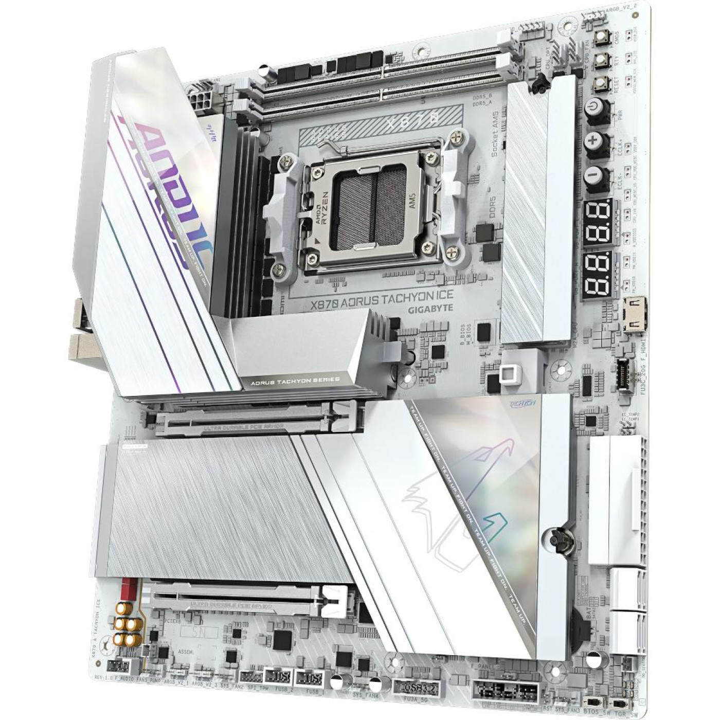 Материнська плата Gigabyte X870 AORUS TACHYON ICE (X870 AORUS TACHYON ICE) (Socket AM5, AMD X870, E-ATX)