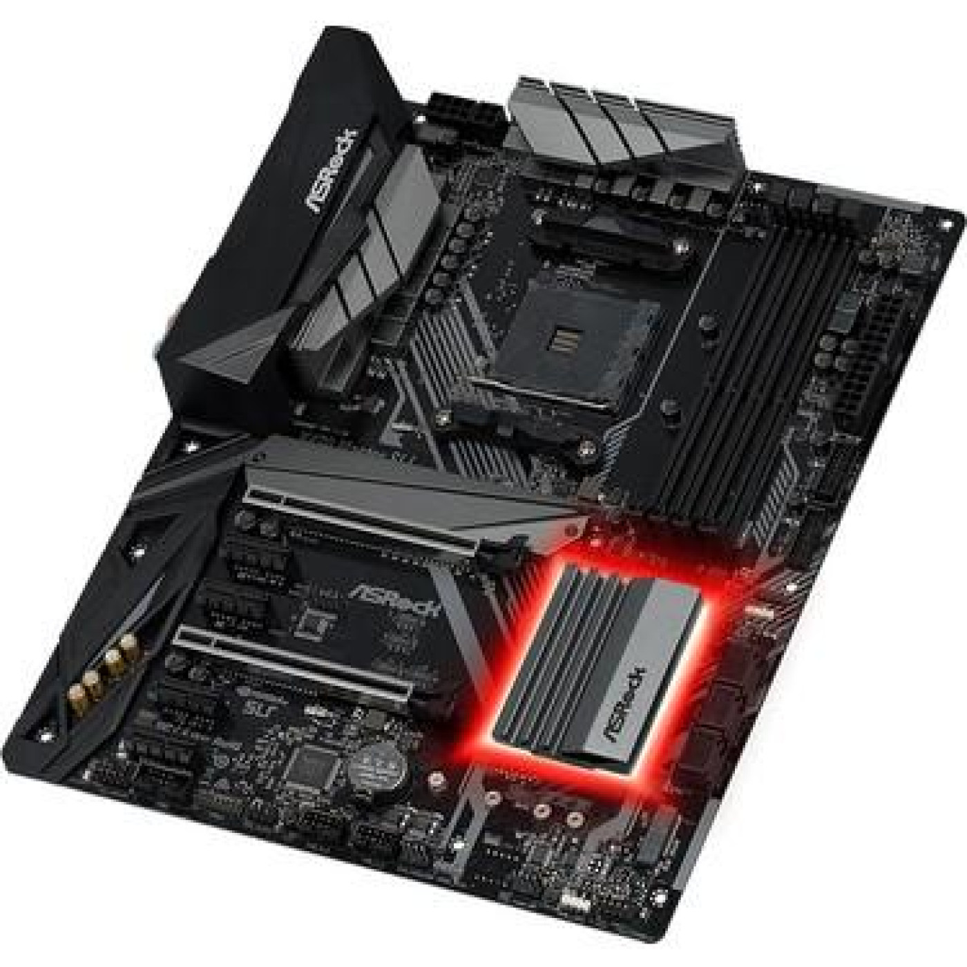 Материнская плата AsRock X470 Master SLI (X470 Master SLI) (Socket AM4, AMD X470, ATX) Б/у,U1