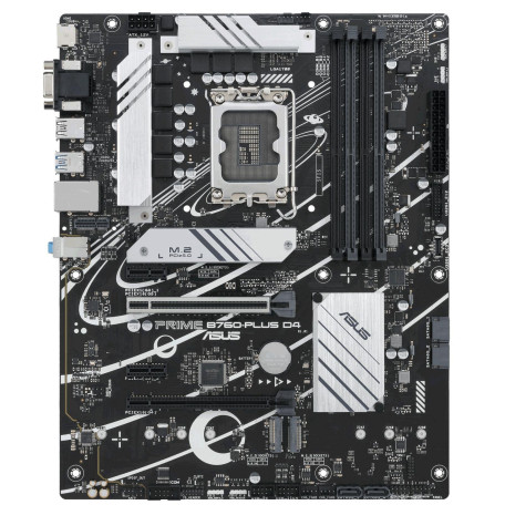 Материнська плата ASUS PRIME B760-PLUS D4 (PRIME B760-PLUS D4) (Socket 1700, Intel B760, ATX)