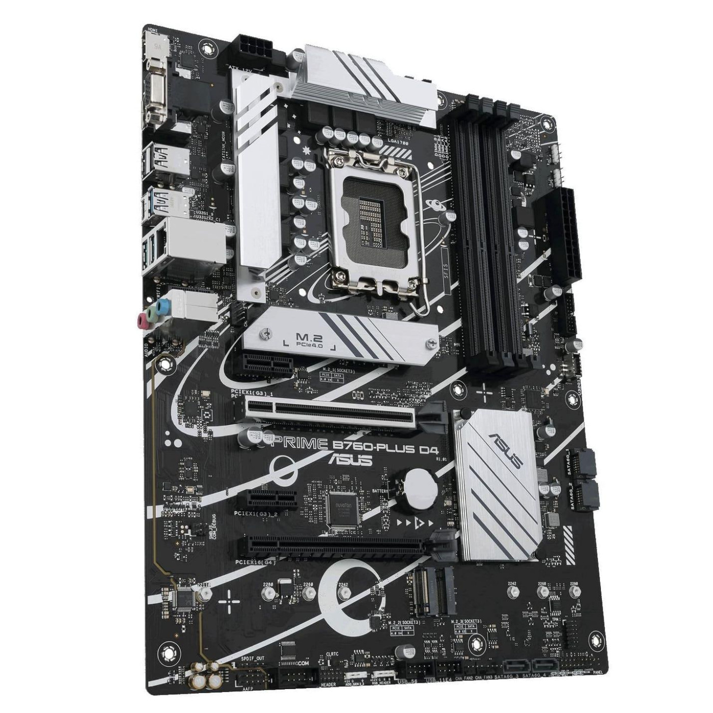 Материнська плата ASUS PRIME B760-PLUS D4 (PRIME B760-PLUS D4) (Socket 1700, Intel B760, ATX)