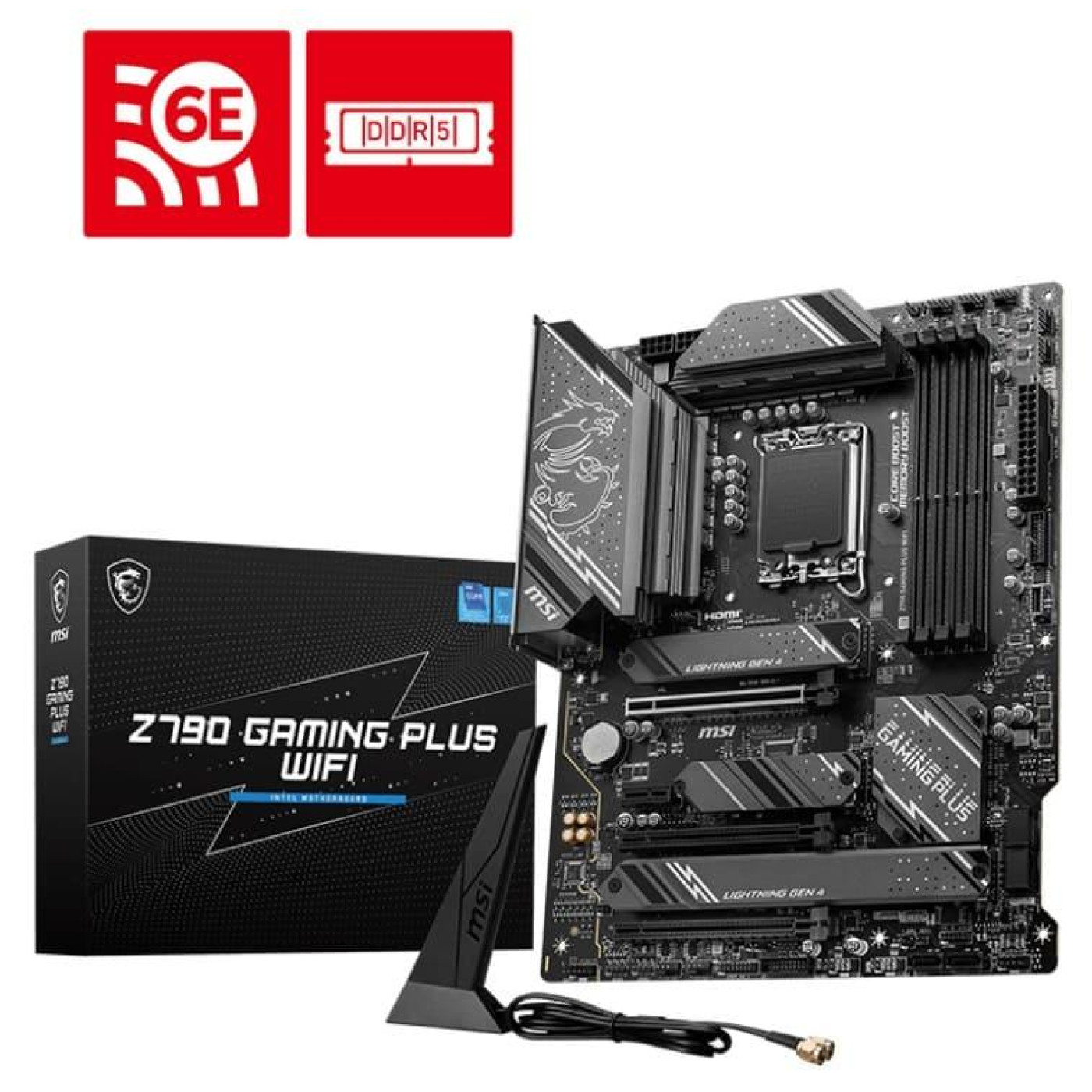 Материнська плата MSI Z790 GAMING PLUS WIFI (Z790 GAMING PLUS WIFI) (Socket 1700, Intel Z790, ATX) Б/в