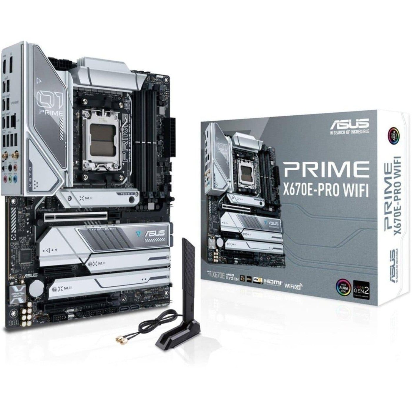 Материнська плата ASUS PRIME X670E-PRO WIFI (PRIME X670E-PRO WIFI) (Socket AM5, AMD X670, ATX) Б/в