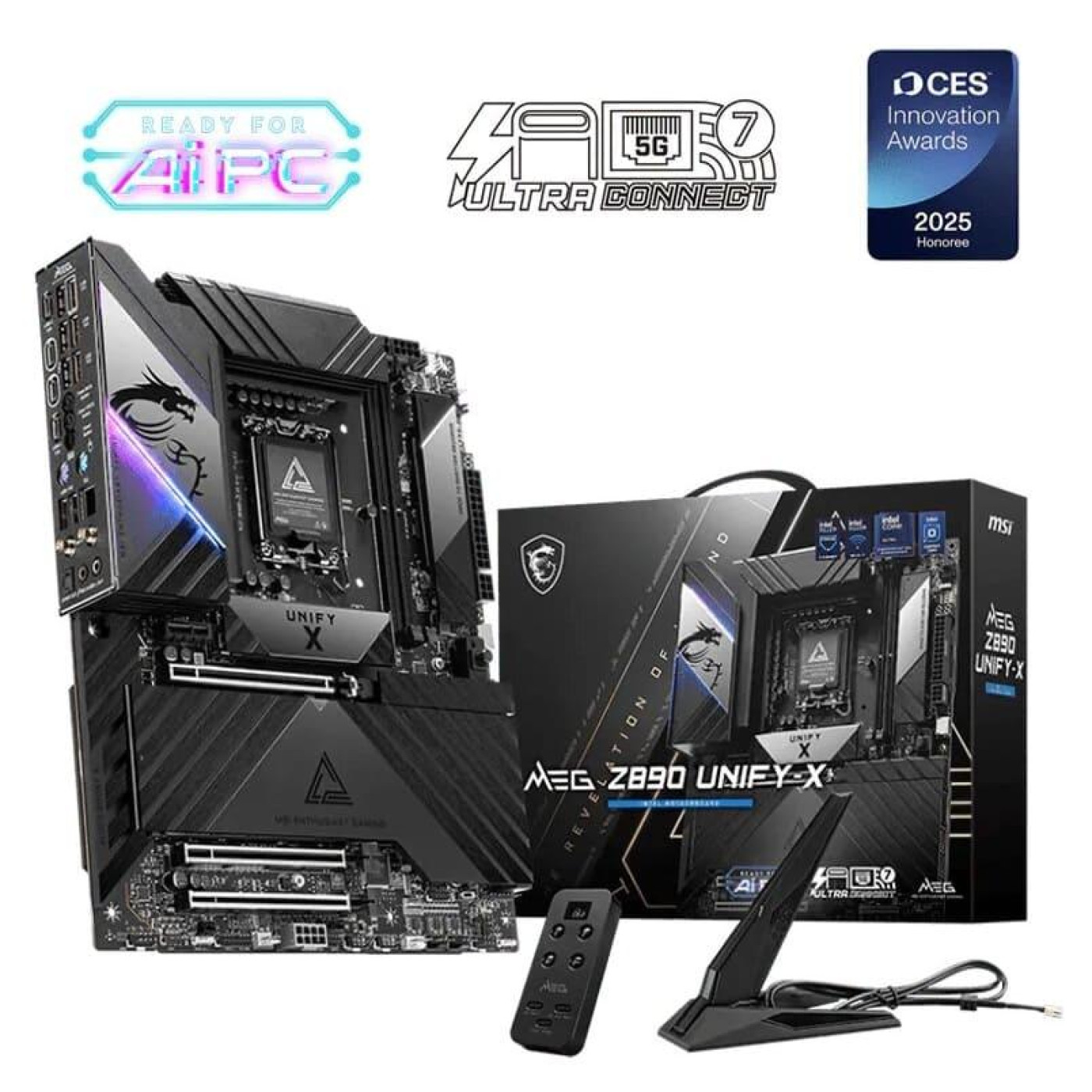 Материнська плата MSI MEG Z890 UNIFY-X (MEG Z890 UNIFY-X) (Socket 1851, Intel Z890, ATX)