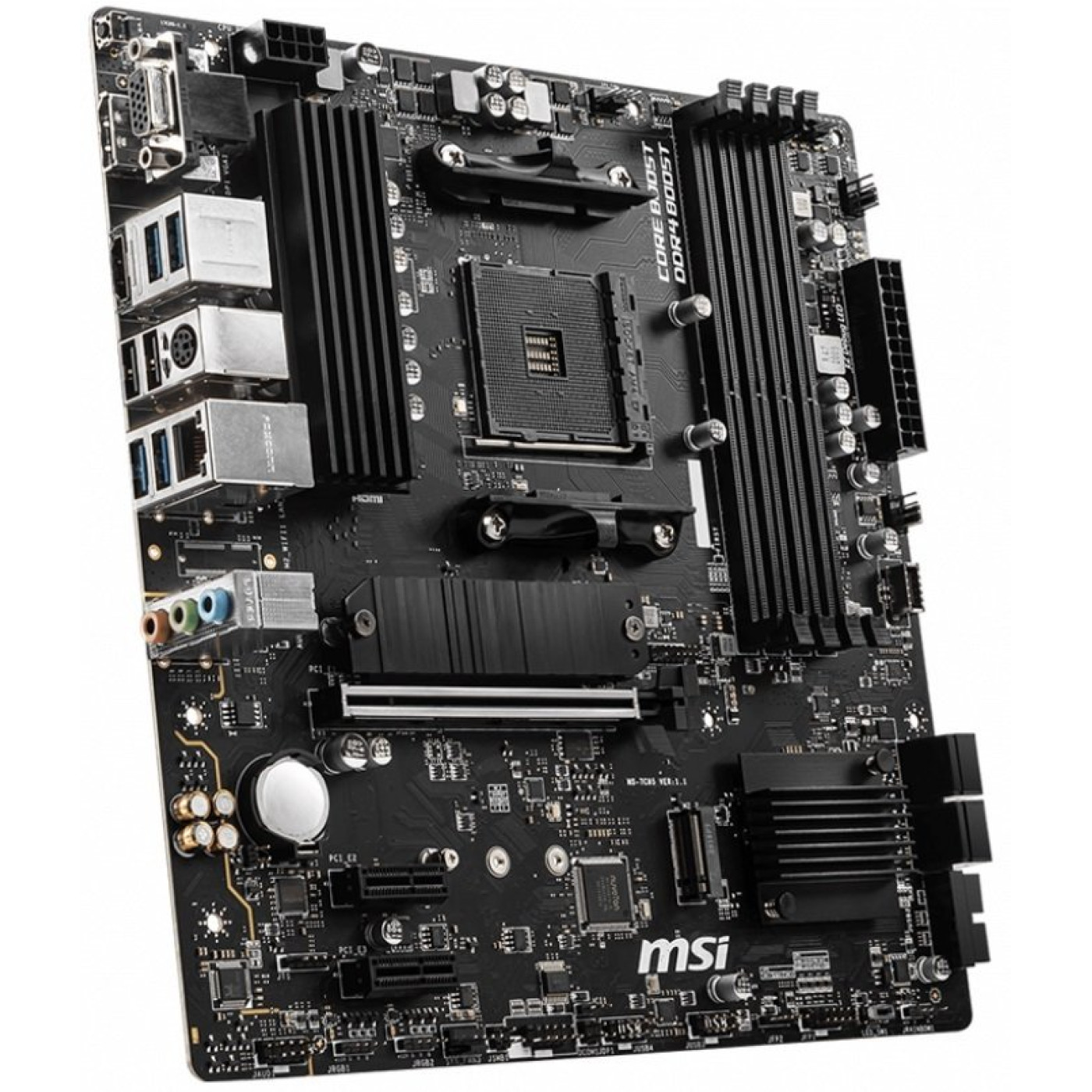 Материнська плата MSI B550M PRO-VDH (B550M PRO-VDH) (Socket AM4, AMD B550, Micro-ATX)