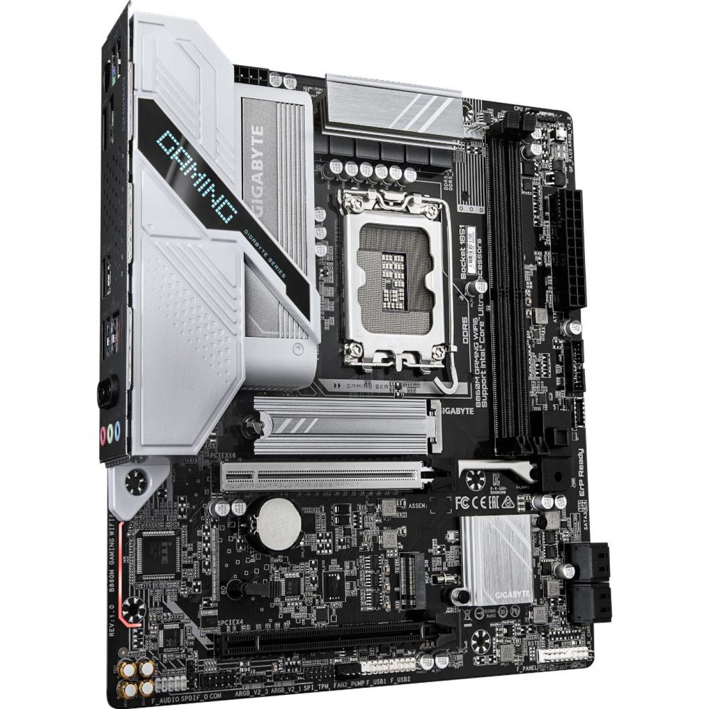 Материнська плата Gigabyte B860M GAMING WIFI6 (B860M GAMING WIFI6) (Socket 1851, Intel B860, Micro-ATX)