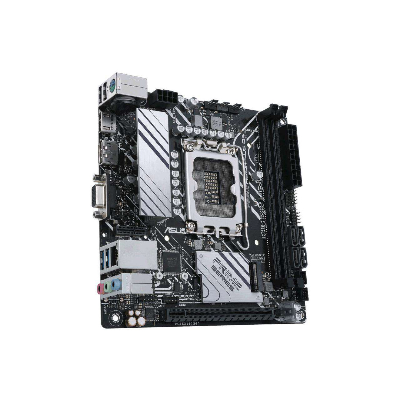 Материнская плата ASUS PRIME H610I-PLUS D4-CSM (PRIME H610I-PLUS D4-CSM) (Socket 1700, Intel H610, Mini-ITX)