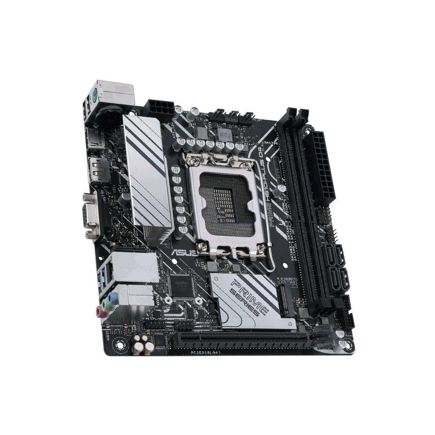 Материнская плата ASUS PRIME H610I-PLUS D4-CSM (PRIME H610I-PLUS D4-CSM) (Socket 1700, Intel H610, Mini-ITX)