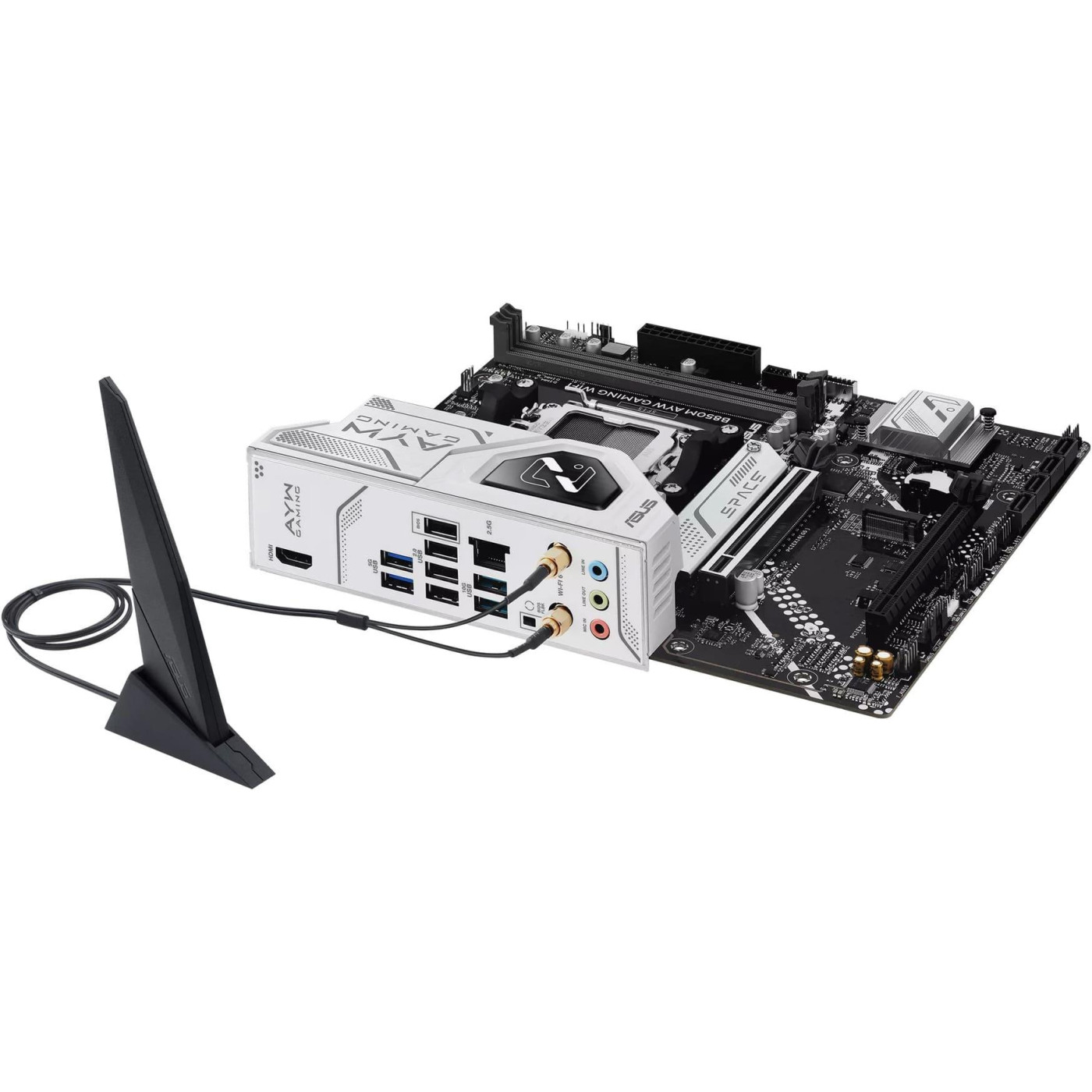 Материнская плата ASUS B850M AYW GAMING WIFI (B850M AYW GAMING WIFI) (Socket AM5, AMD B850, Micro-ATX)