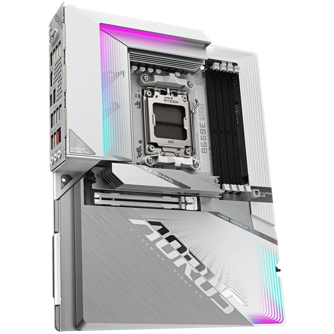 Материнська плата Gigabyte B650E AORUS STEALTH ICE BTF (B650E AORUS STEALTH ICE) (Socket AM5, AMD B650, ATX)