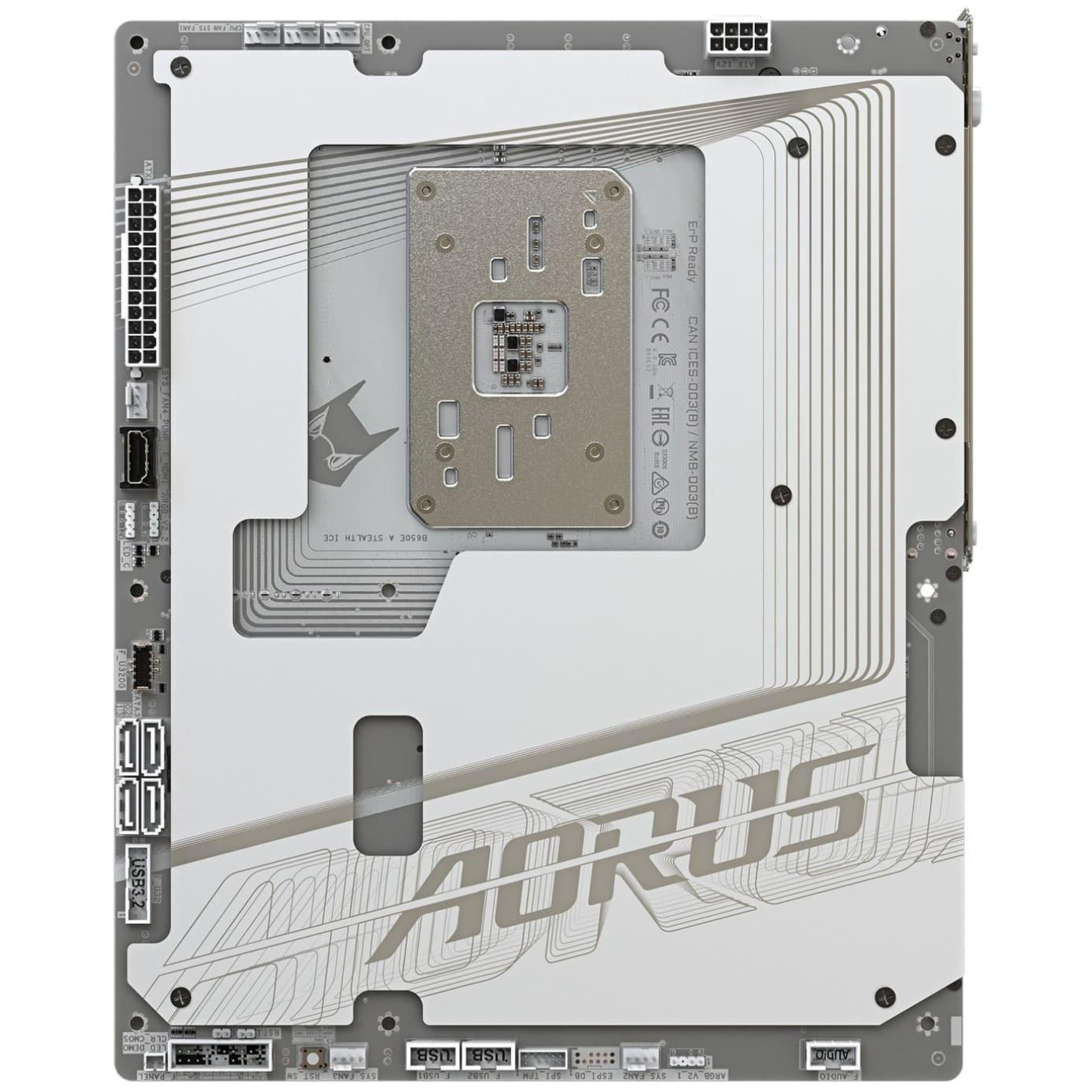 Материнська плата Gigabyte B650E AORUS STEALTH ICE BTF (B650E AORUS STEALTH ICE) (Socket AM5, AMD B650, ATX)