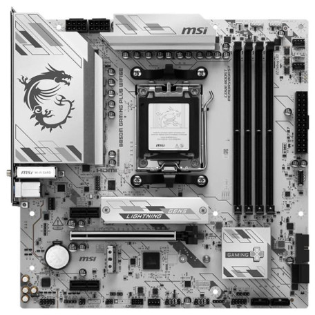 Материнська плата MSI B850M GAMING PLUS WIFI6E (B850M GAMING PLUS WIFI6E) (Socket AM5, AMD B850, Micro-ATX) FR