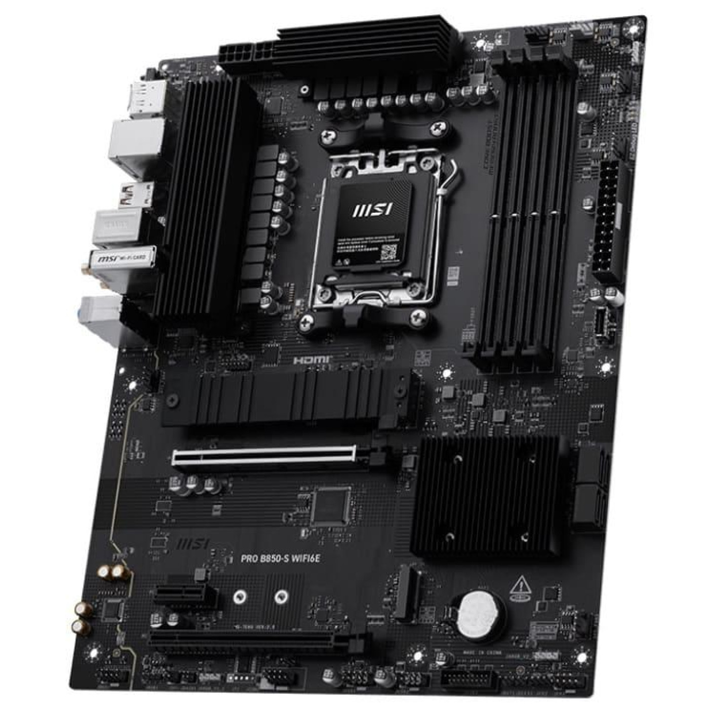 Материнская плата MSI PRO B850-S WIFI6E (PRO B850-S WIFI6E) (Socket AM5, AMD B850, ATX)