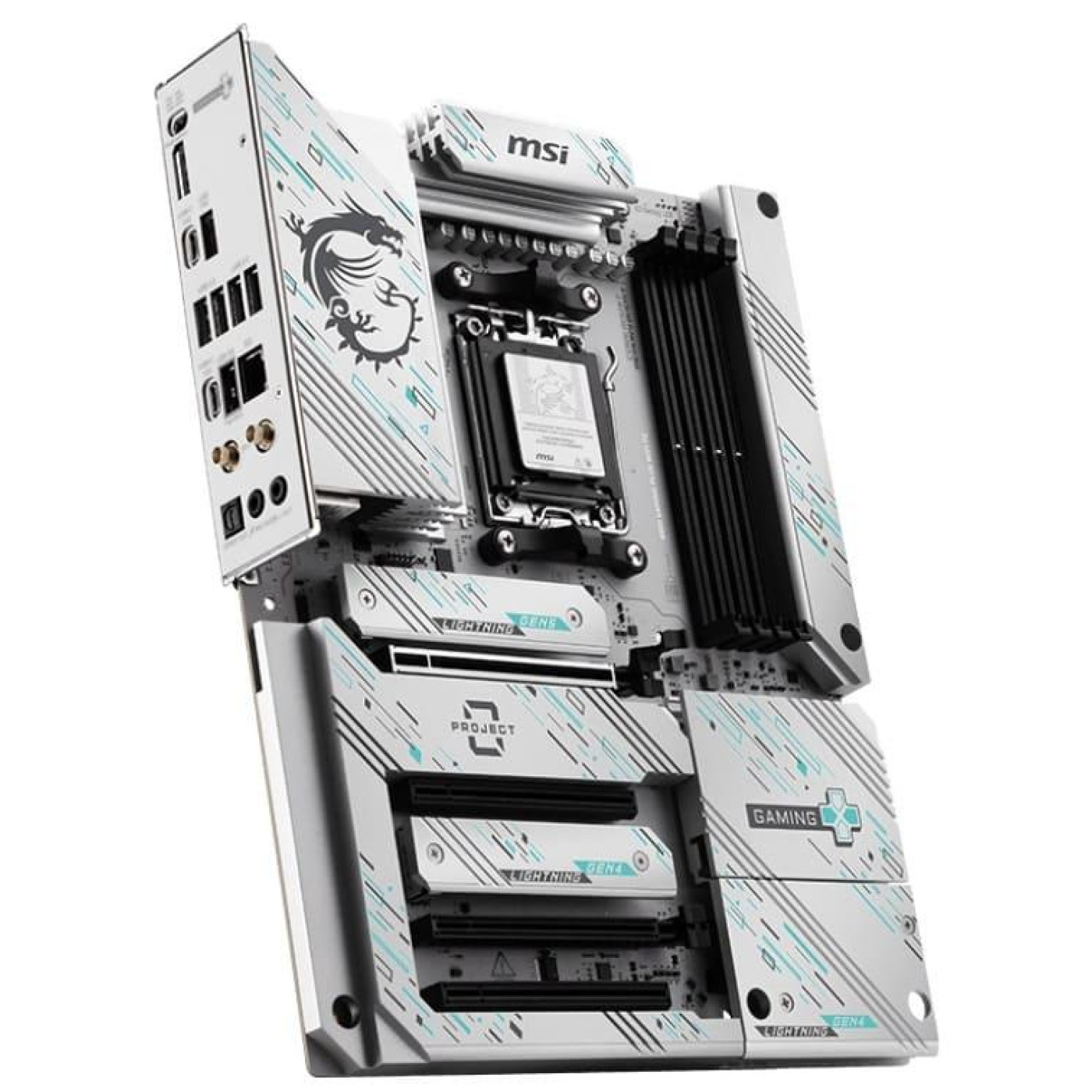 Материнская плата MSI B850 GAMING PLUS WIFI PZ (B850 GAMING PLUS WIFI PZ) (Socket AM5, AMD B850, ATX)