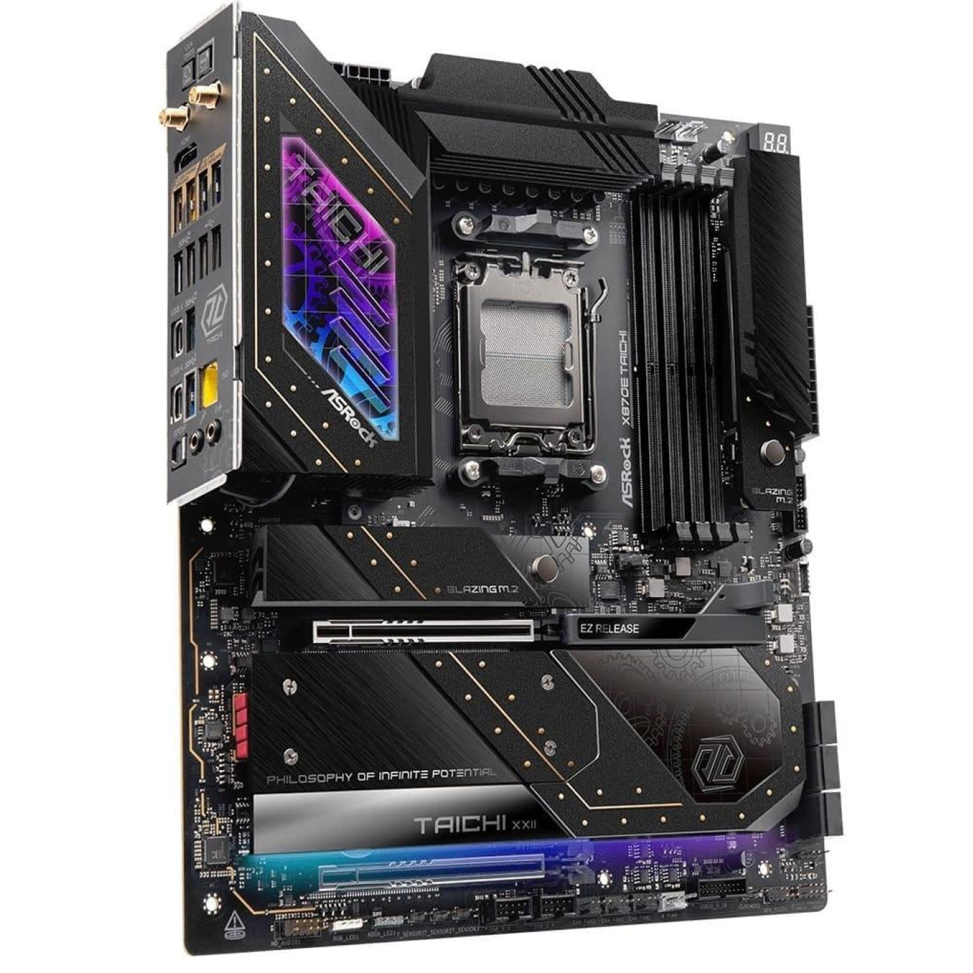 Материнська плата AsRock X870E TAICHI (X870E TAICHI) (Socket AM5, AMD X870E, E-ATX)