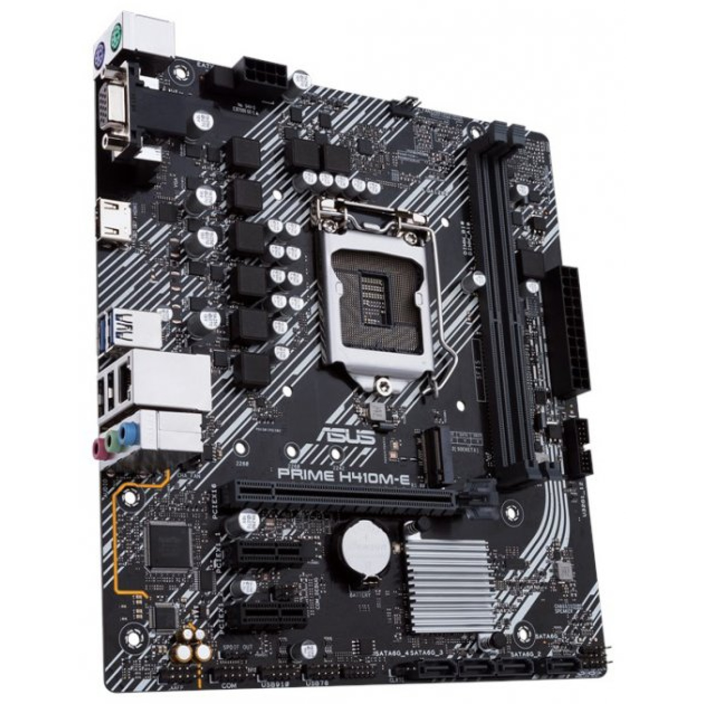 Материнська плата ASUS PRIME H410M-E (PRIME H410M-E) (Socket 1200, Intel H410, Micro-ATX) Б/в