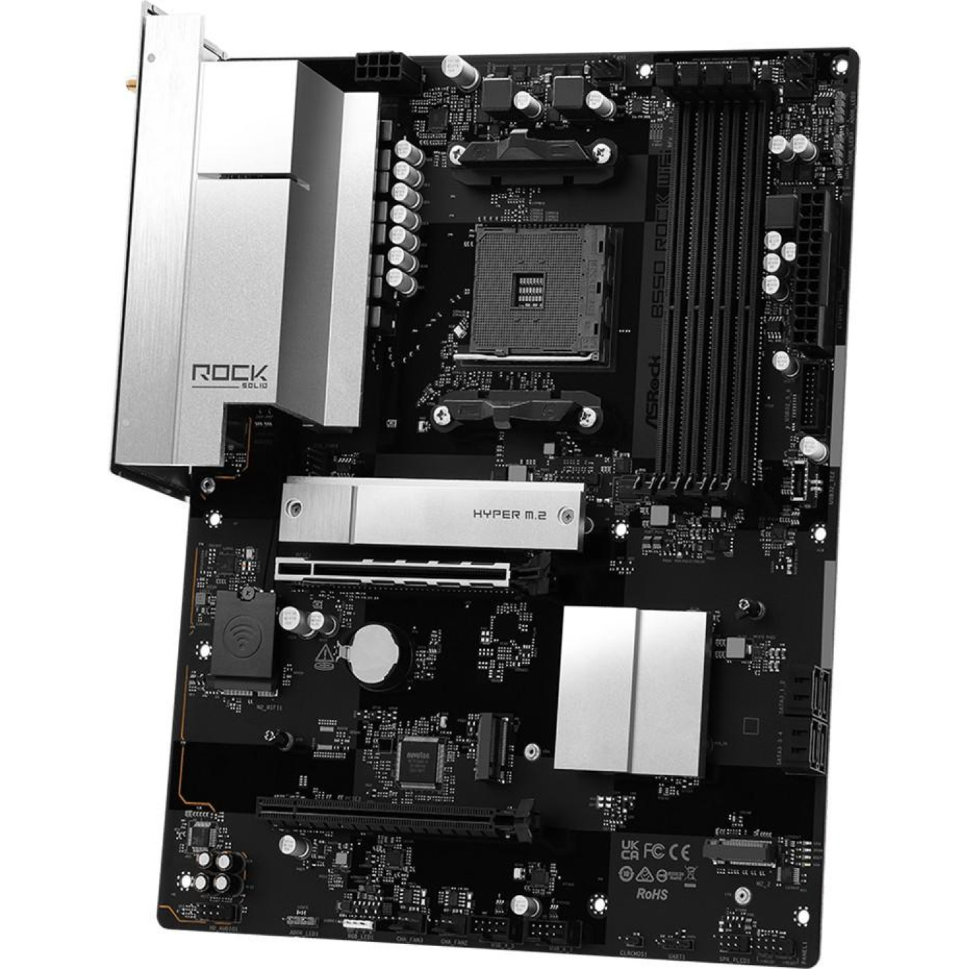 Материнська плата ASRock B550 ROCK WIFI (B550 ROCK WIFI) (Socket AM4, AMD B550, ATX)