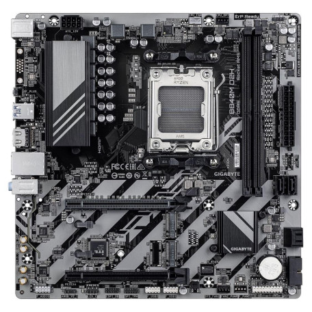 Материнська плата GIGABYTE B840M D2H (B840M D2H) (Socket AM5, AMD B840, Micro-ATX)