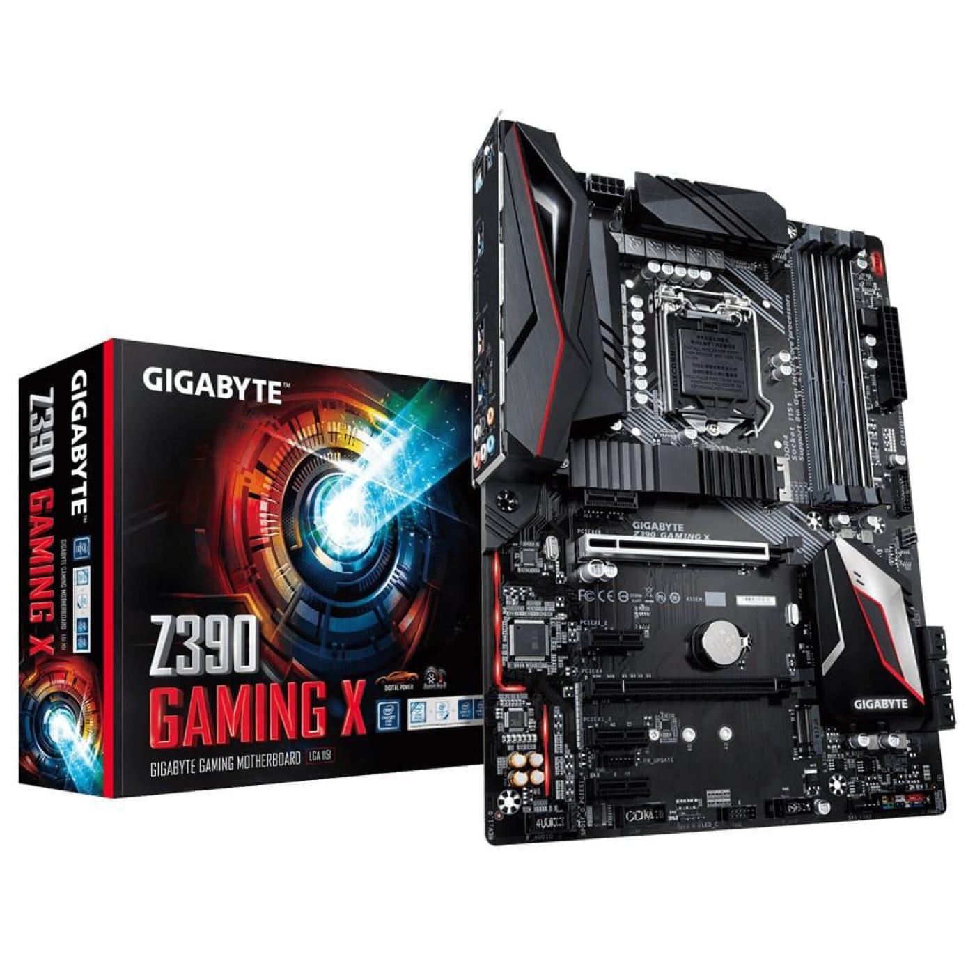 Материнская плата Gigabyte Z390 Gaming X (Z390 Gaming X) (Socket 1151 v2, Intel Z390, ATX) Б/у