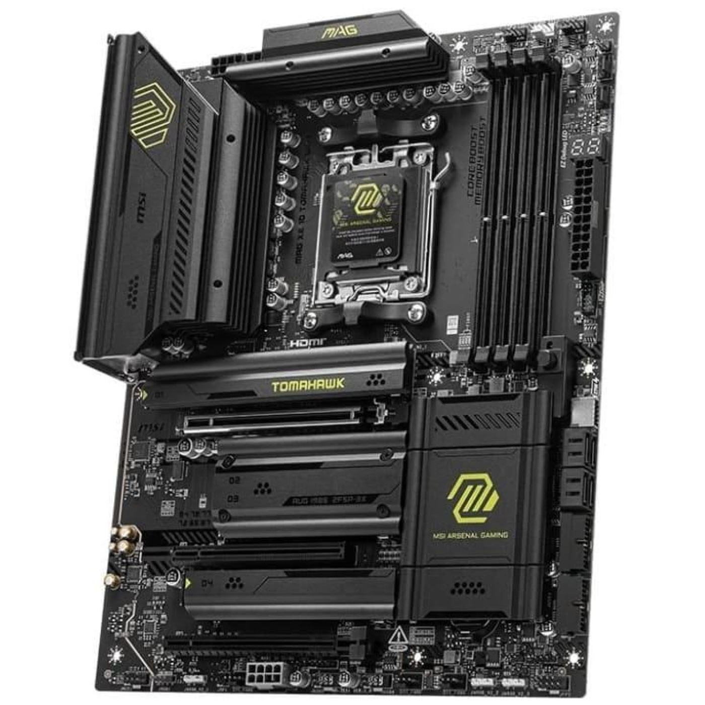 Материнская плата MSI MAG X870 TOMAHAWK WIFI (MAG X870 TOMAHAWK WIFI) (Socket AM5, AMD X870, ATX) Б/у,U1