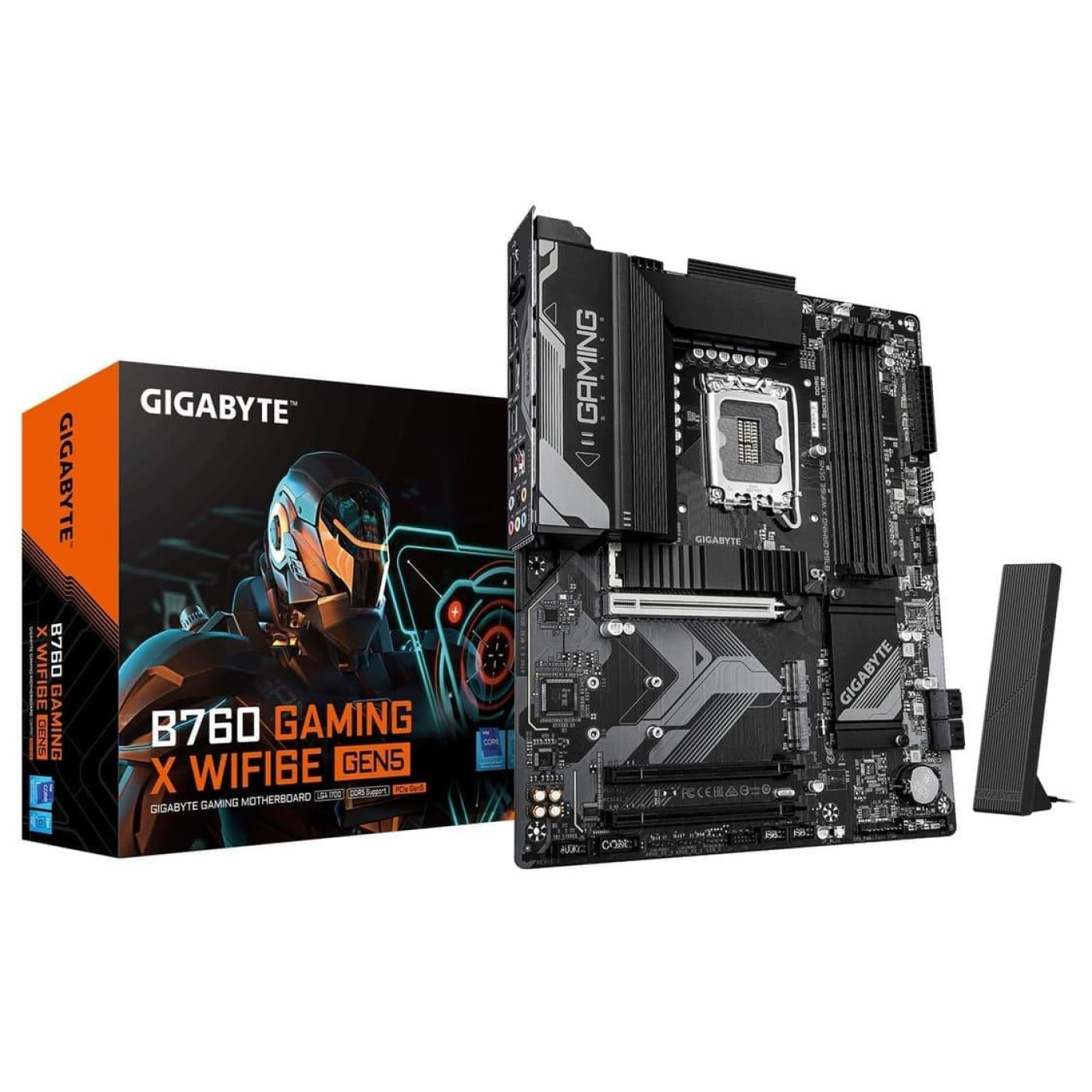 Материнська плата GIGABYTE B760 GAMING X WIFI6E GEN5 (B760 GAMING X WIFI6E GEN5) (Socket 1700, Intel B760, ATX)