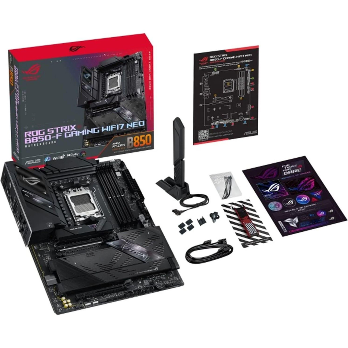 Материнская плата ASUS ROG STRIX B850-F GAMING NEO (ROG STRIX B850-F GAMING NEO) (Socket AM5, AMD B850, ATX)