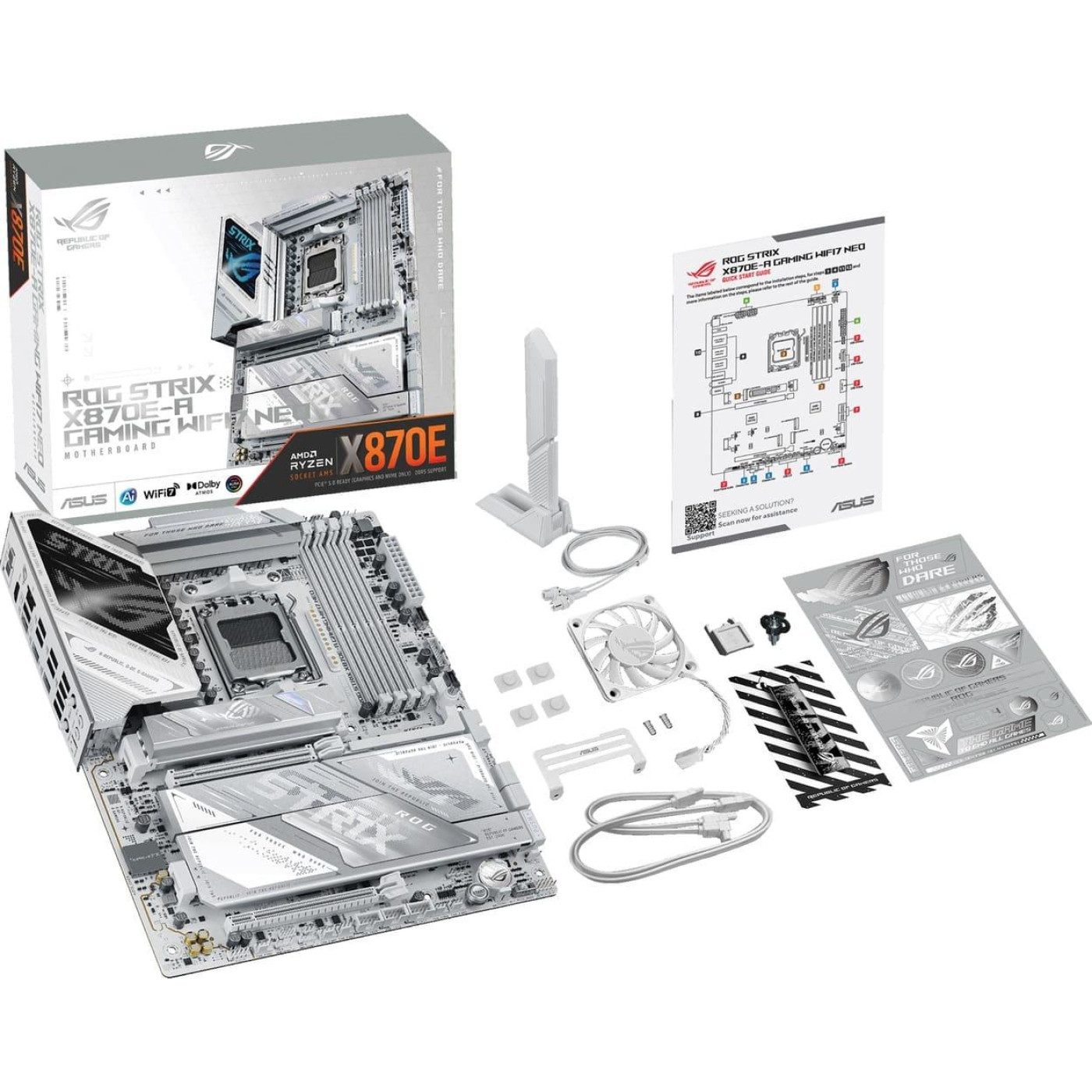 Материнская плата ASUS ROG STRIX X870E-A GAMING NEO (ROG STRIX X870E-A GAMING NEO) (Socket AM5, AMD X870E, ATX)