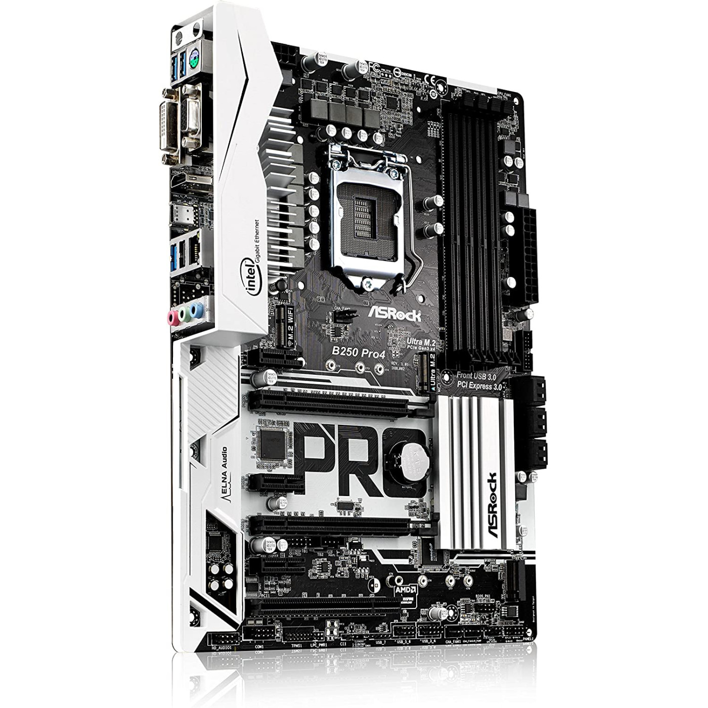 Материнская плата AsRock B250 Pro4 (B250 Pro4) (Socket 1151, Intel B250, ATX) Б/у