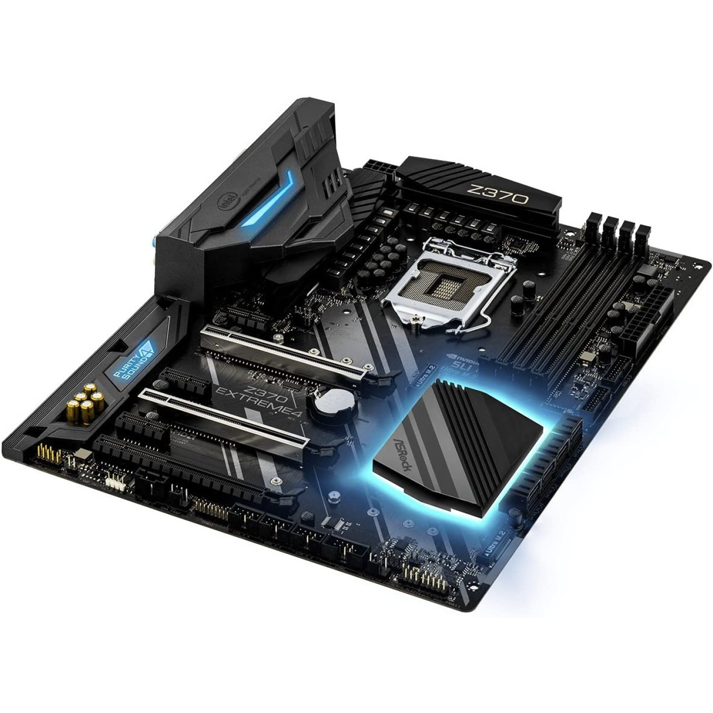 Материнська плата AsRock Z370 Extreme4 (Z370 Extreme4) (Socket 1151 v2, Intel Z370, ATX) Б/в