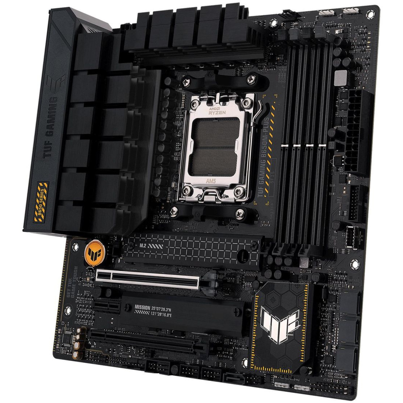 Материнская плата ASUS TUF GAMING B650M-PLUS (TUF GAMING B650M-PLUS) (Socket AM5, AMD B650, Micro-ATX)