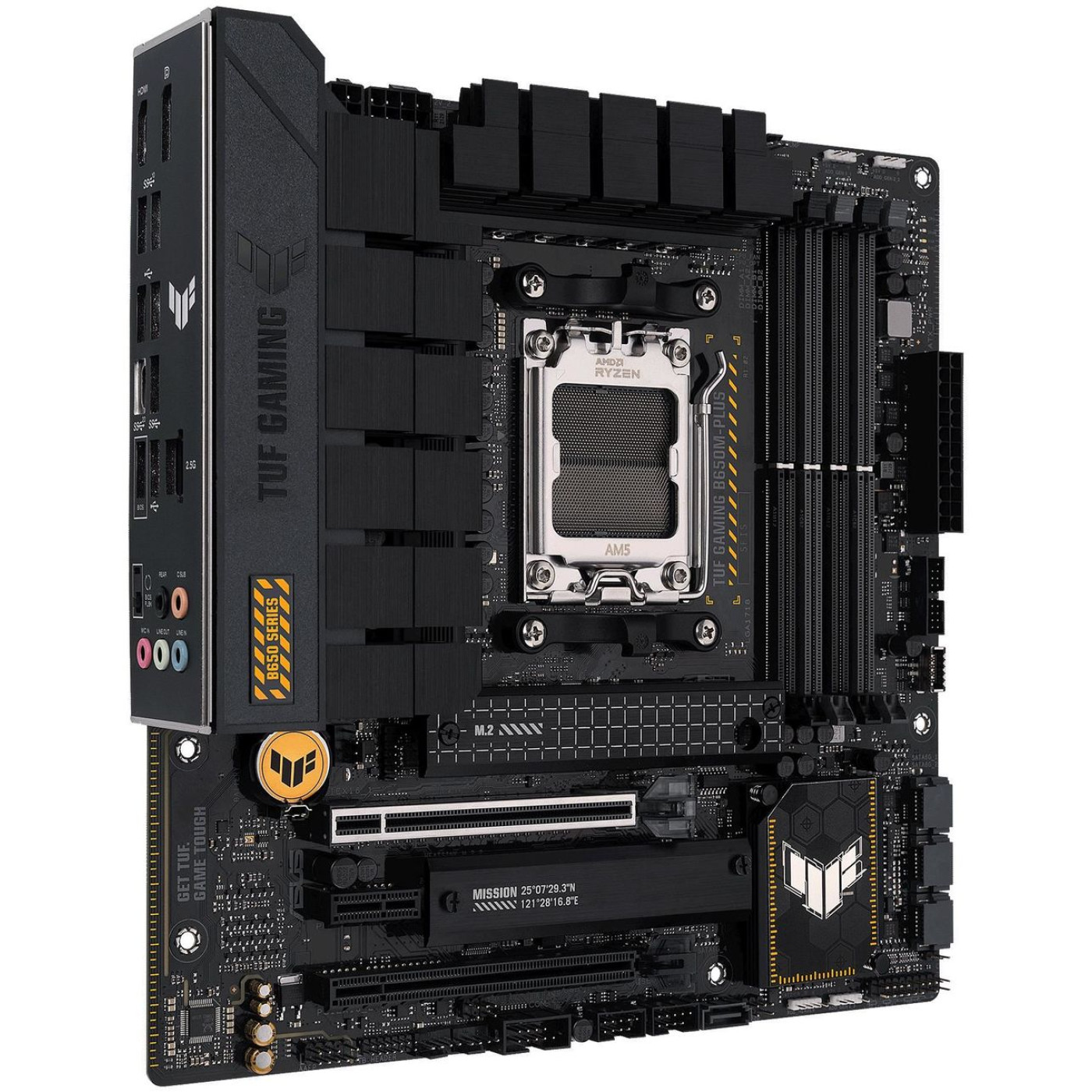 Материнская плата ASUS TUF GAMING B650M-PLUS (TUF GAMING B650M-PLUS) (Socket AM5, AMD B650, Micro-ATX)