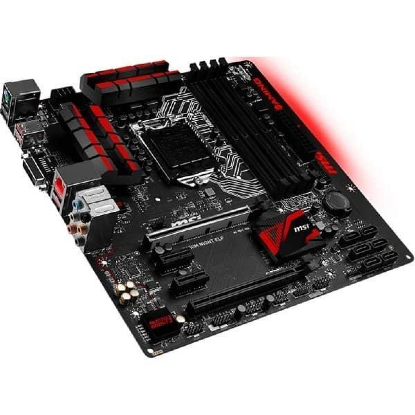 Материнская плата MSI B150M Night Elf B150M Night Elf) (Socket 1151, Intel B150, Micro-ATX) Б/у