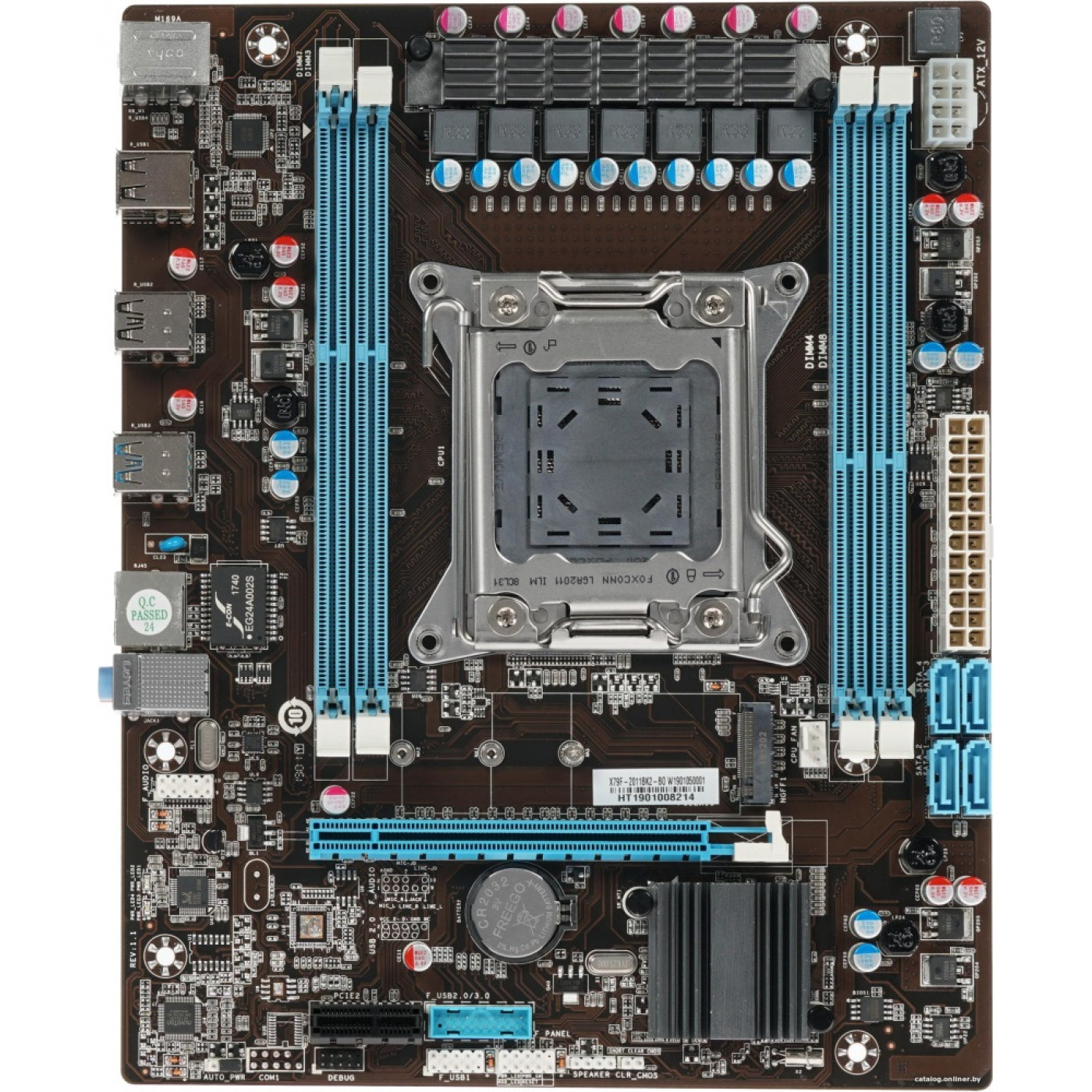 Материнская плата Esonic X79F-2011BK2-B0 (X79F-2011BK2-B0) (s2011, Intel X79, Micro-ATX) Б/у