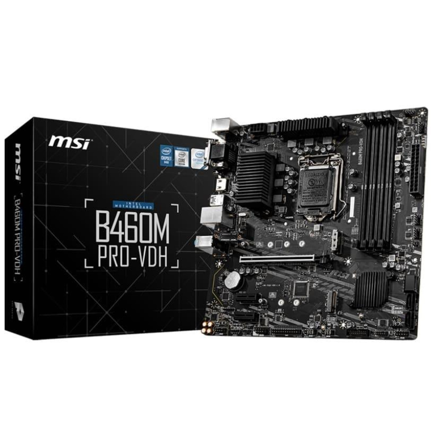 Материнская плата MSI B460M Pro-VDH (B460M PRO-VDH) (Socket 1200, Intel B460, Micro-ATX) Б/у