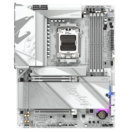 Материнская плата GIGABYTE X870 AORUS ELITE X3D ICE (X870 AORUS ELITE X3D ICE) (Socket AM5, AMD X870, ATX)