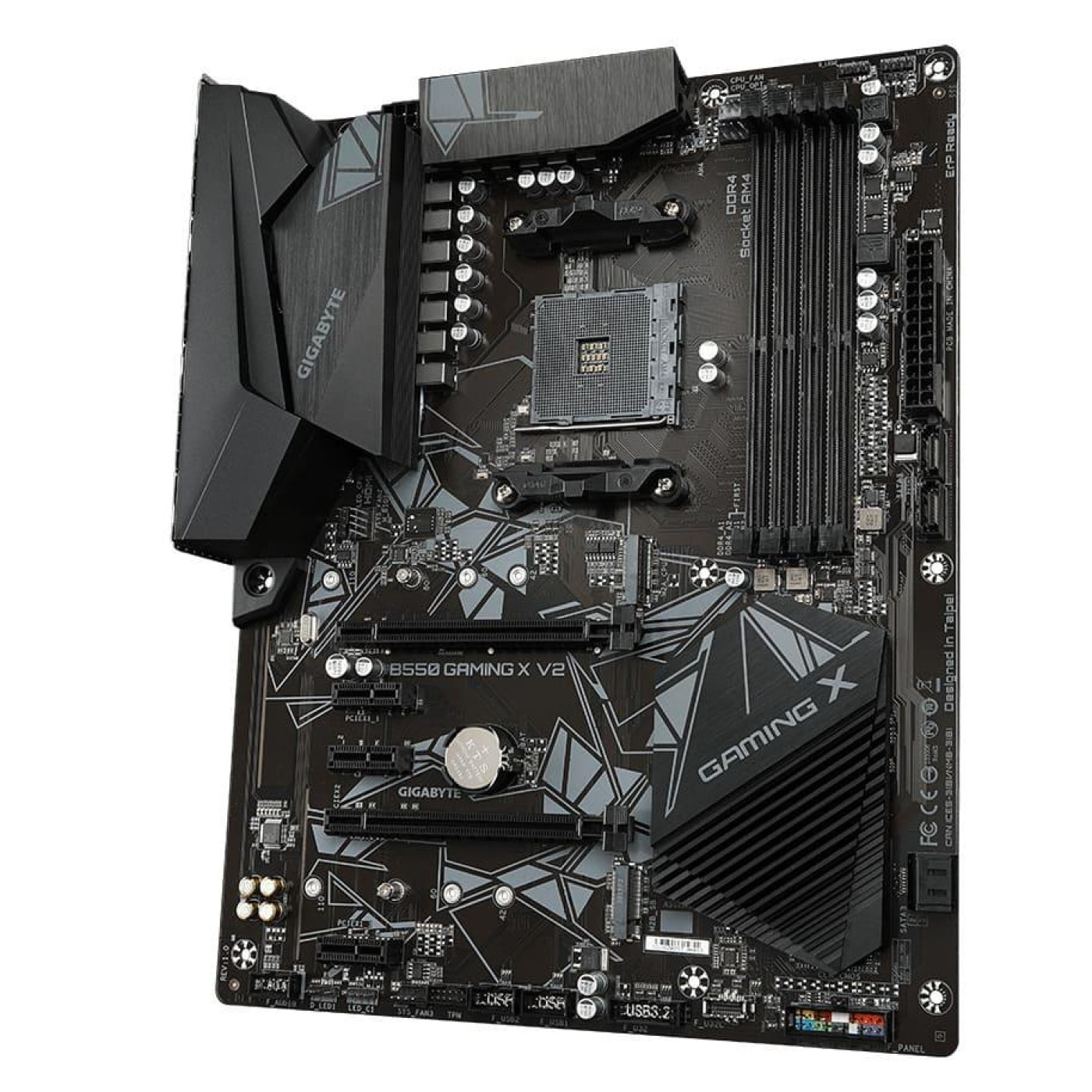 Материнська плата GIGABYTE B550 Gaming X V2 (B550 GAMING X V2) (Socket AM4, AMD B550, ATX)